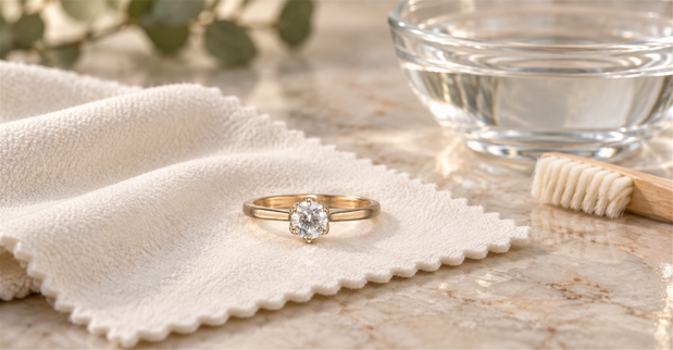How to Clean Gold and Diamond Jewellery at Home