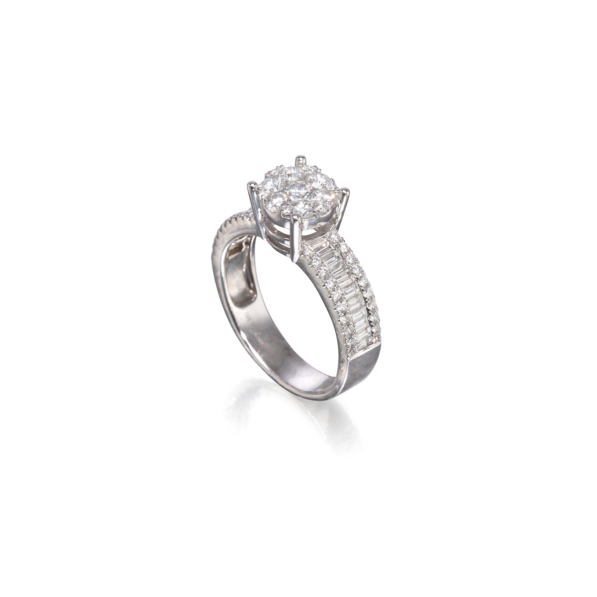 18ct Rose and White Gold Interchangeable Diamond Dress Ring