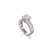 18ct Rose and White Gold Interchangeable Diamond Dress Ring