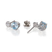 18ct White Gold Drop Earrings