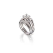 18ct Rose and White Gold Interchangeable Diamond Dress Ring