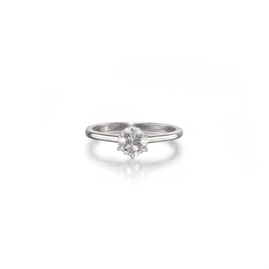14ct white gold diamond solitaire ring South Africa EGL certified