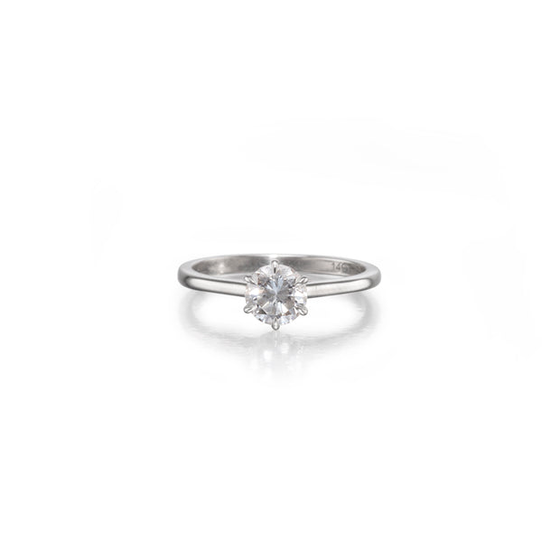 14ct white gold diamond solitaire ring South Africa EGL certified