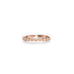 18ct Rose Vintage Style Milgrain Diamond Ring on white background