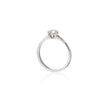 18ct White Gold Diamond Solitaire Ring side view