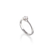 18ct White Gold Diamond Solitaire Ring top view