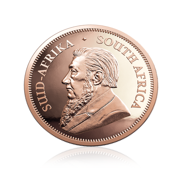 1oz Krugerrand gold coin reverse side