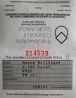 Round Brilliant Cut Diamond 0.760cts VVS2 TW (L)
