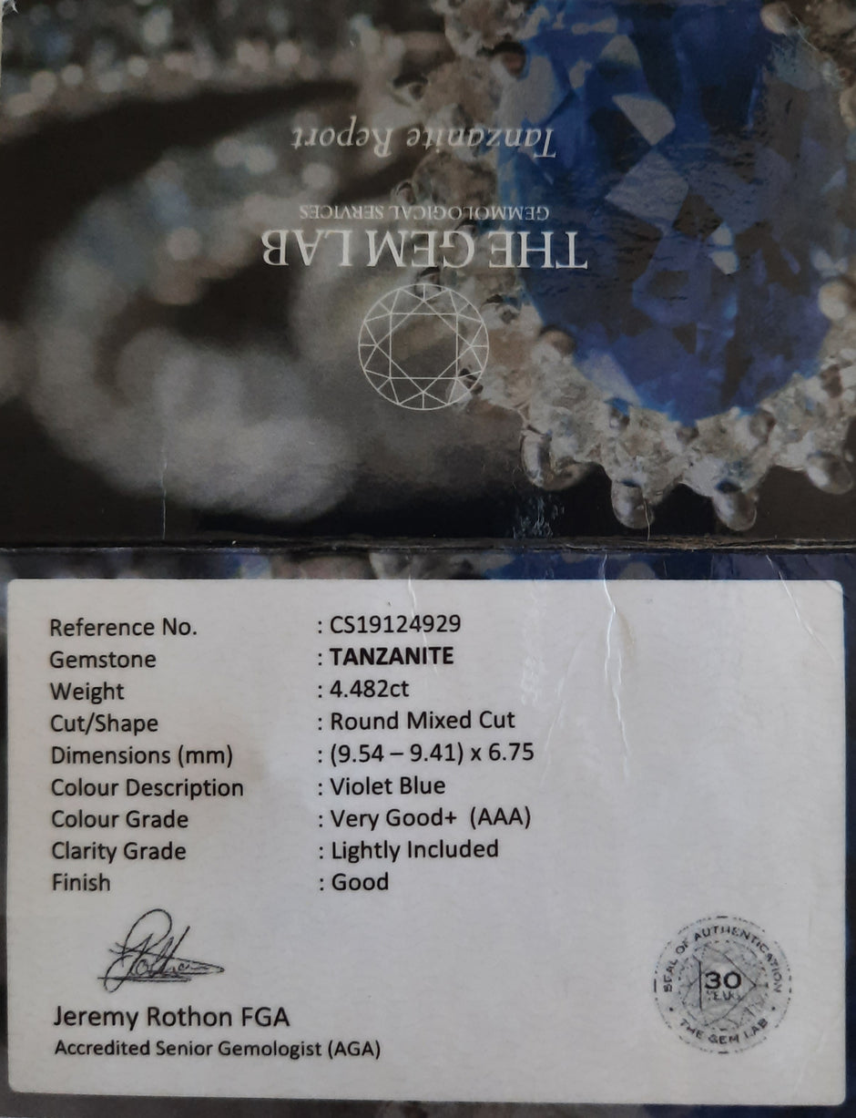 Round Mixed Cut Tanzanite
