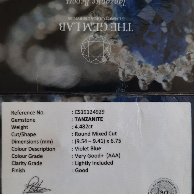 Round Mixed Cut Tanzanite