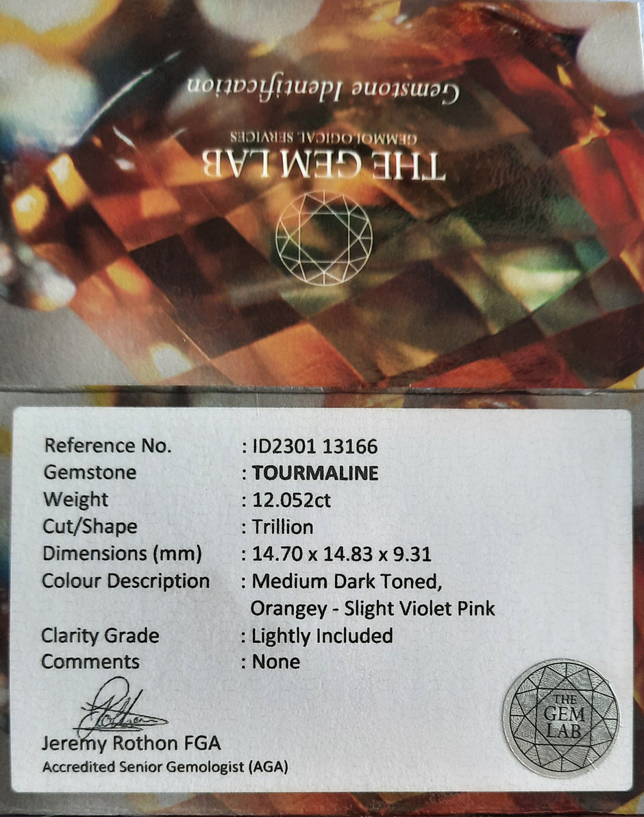 Trillion Cut Tourmaline