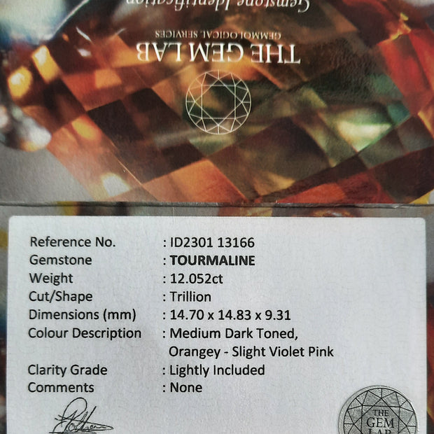 Trillion Cut Tourmaline