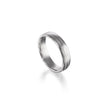 Browns 18ct White Gold Gents Band on white background