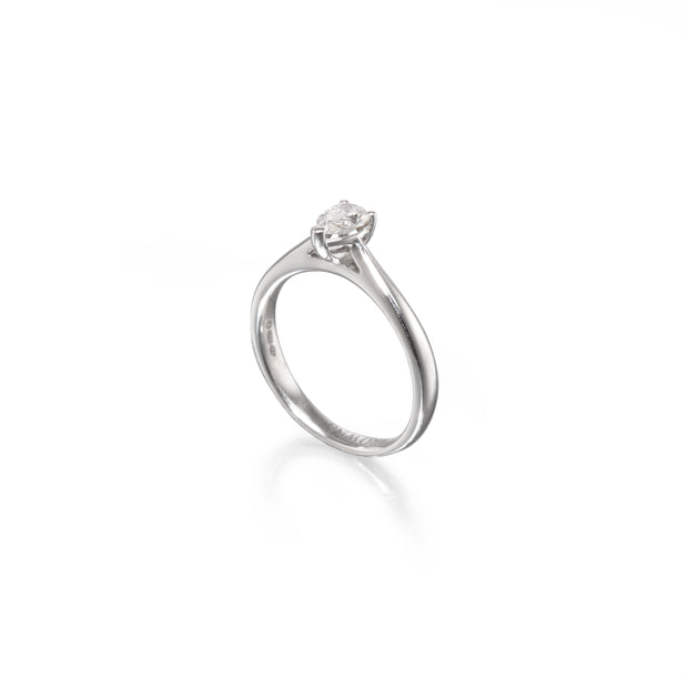 Browns_18ct_White_Gold_Pear_Cut_Diamond_Solitaire_Ring side view