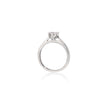Browns 18ct White Gold Princess Diamond Solitaire Ring side view