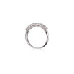 Browns 18ct White Gold Protea 7 Stone Eternity Band