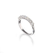 Browns 18ct White Gold Protea 7 Stone Eternity Band