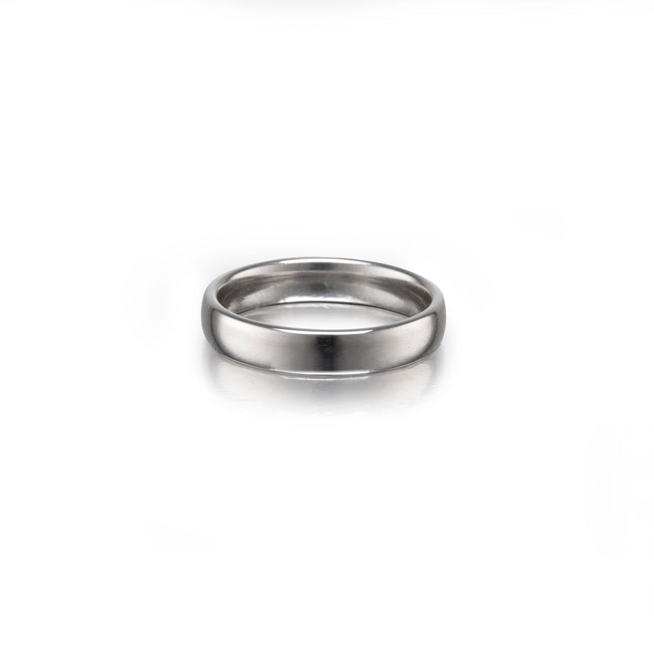 Main: Browns Platinum Wedding Band South Africa, 4.5mm polished platinum