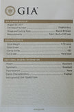 GIA diamond certificate with grading details on a white background