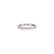 Cherry Design 18ct White Gold Half Diamond Eternity Ring on white background