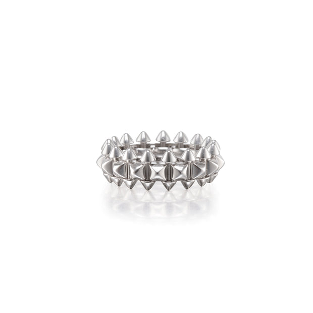 Clash De Cartier 18ct White Gold Ring on white background