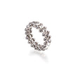 Clash De Cartier 18ct White Gold Ring top view on white background