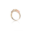 9ct Tri-Colour Floral Ring