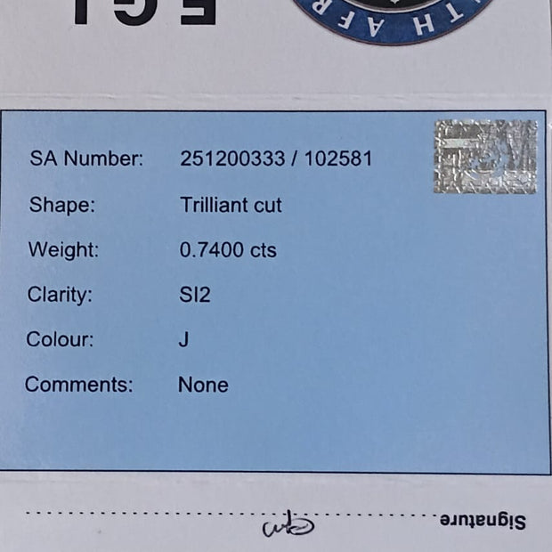 Trilliant Cut Diamond