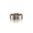Browns 9ct Two Tone White and Yellow Gold Diamond Channel Set Diamond Band