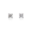 18ct White Gold 4 Claw Diamond Stud Earrings