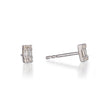 9ct White Gold Illusion Set Diamond Cluster Earrings
