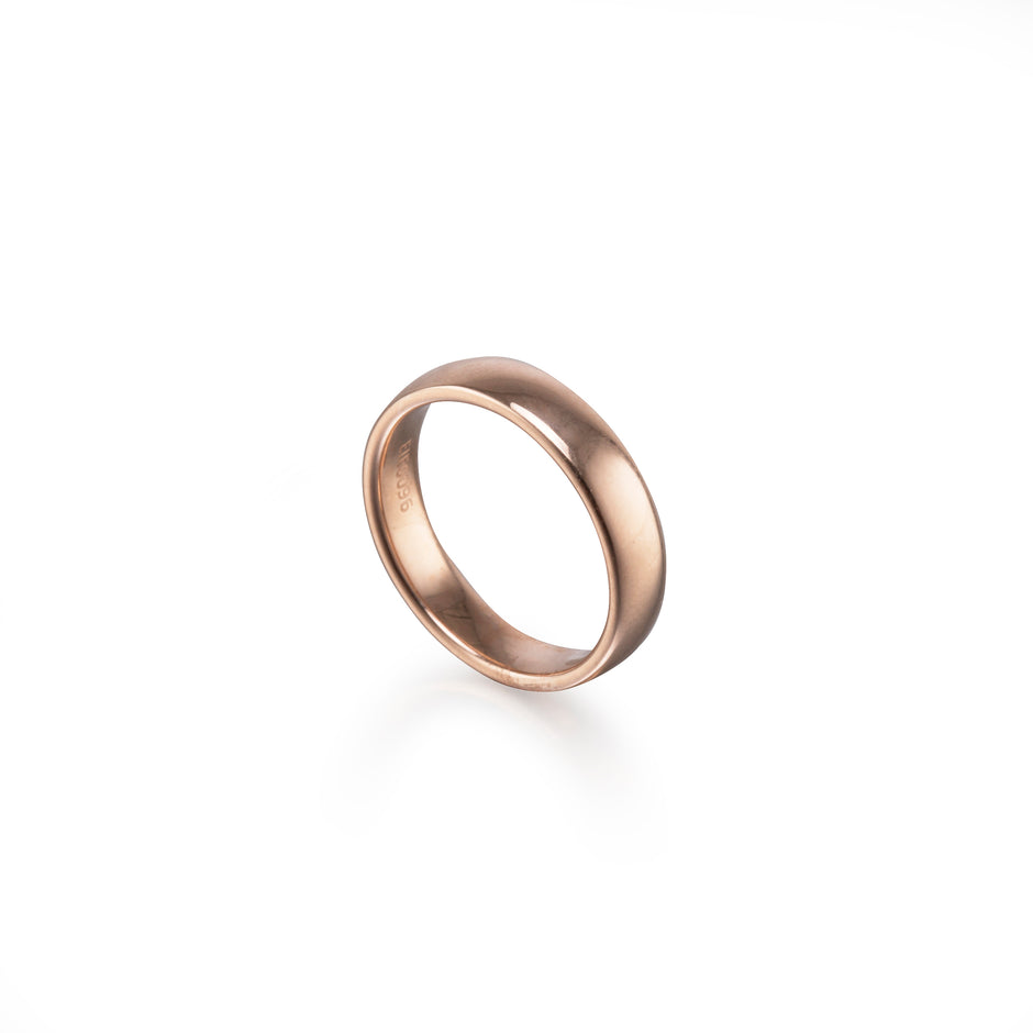 Browns 18ct Rose Gold Gents Band