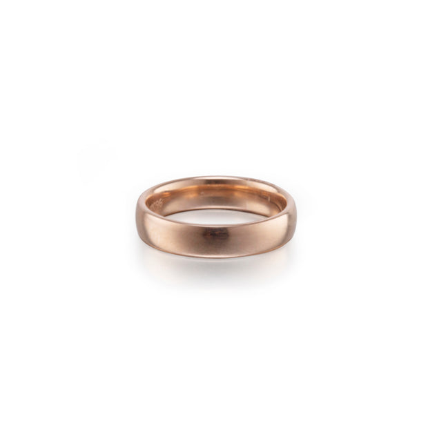 Browns 18ct Rose Gold Gents Band