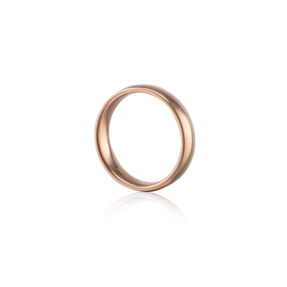 Browns 18ct Rose Gold Gents Band