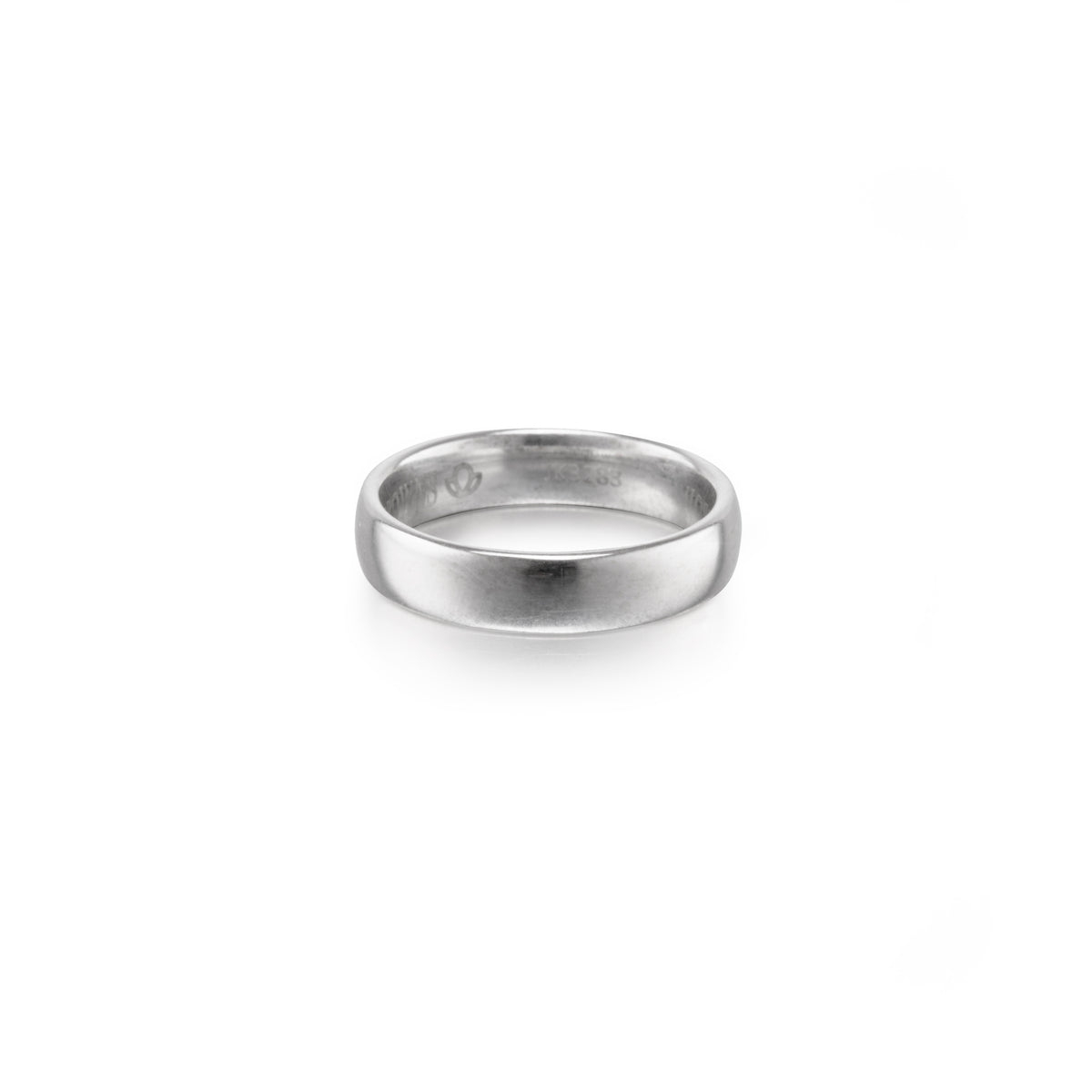 Browns 9ct White Gold Gents Band