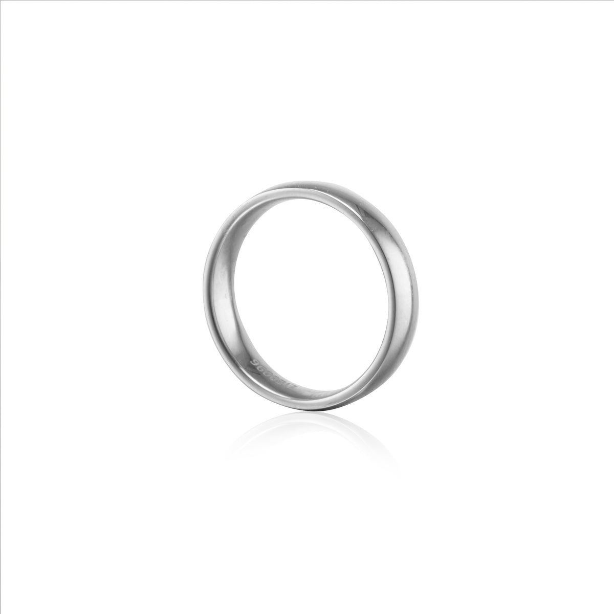 Browns 9ct White Gold Gents Band