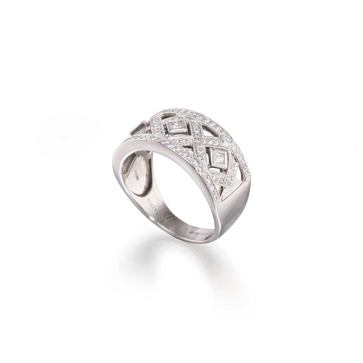 Browns 18ct White Gold Diamond Dress Ring