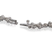 18ct White Gold Tanzanite and Diamond Milgrain Detail Necklace