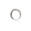 18ct White Gold Triple Row Diamond Eternity Ring