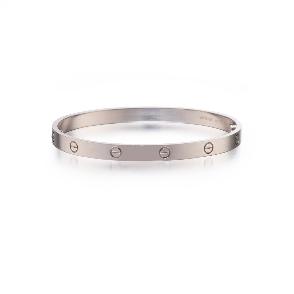 18ct White Gold Cartier Love Bracelet