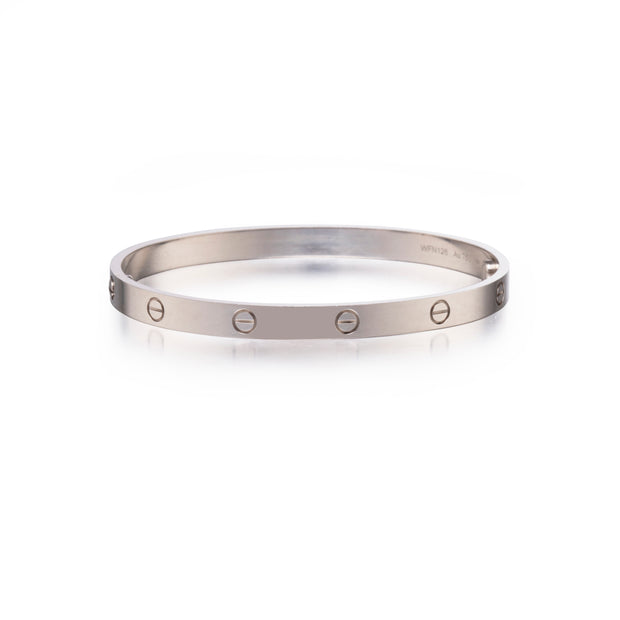 18ct White Gold Cartier Love Bracelet