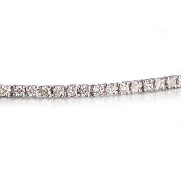 18ct White Gold Diamond Tennis Bracelet