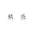 18ct White Gold Diamond Stud Earrings