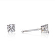 18ct White Gold Diamond Stud Earrings