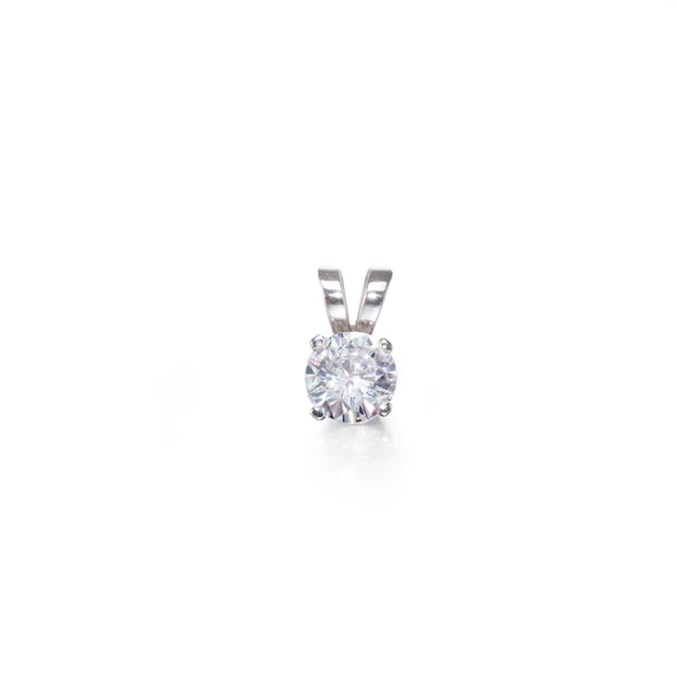 18ct White Gold Diamond Pendant