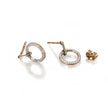 9ct Yellow Gold Diamond Eternity Drop Earrings