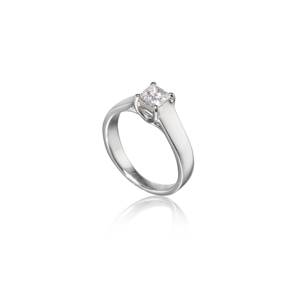 Browns 18ct White Gold Classic Claw set Diamond Solitaire Ring