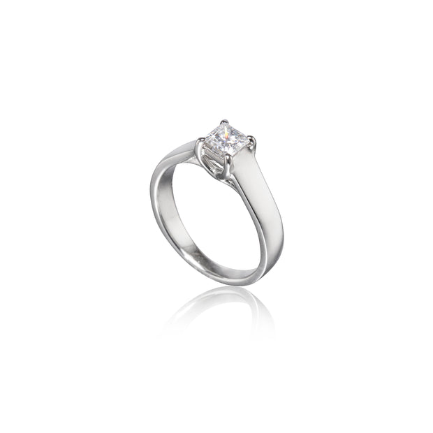 Browns 18ct White Gold Classic Claw set Diamond Solitaire Ring