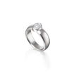 Platinum Oval Cut Diamond Solitaire Ring