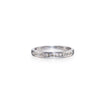 18ct White Gold Half Diamond Channel Set Eternity Ring
